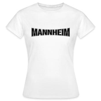 Mannheim - T-shirt Femme - blanc - Devant - AI Model Female 172 dark (172cm)