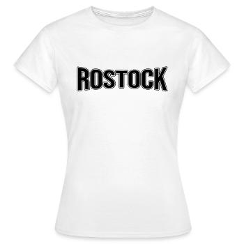 Rostock - T-shirt Femme - blanc - Devant - AI Model Female 172 dark (172cm)
