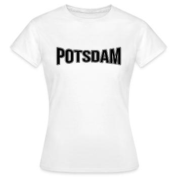 Potsdam - T-shirt Femme - blanc - Devant - AI Model Female 172 dark (172cm)