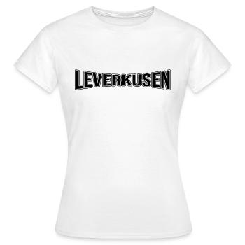 Leverkusen - Frauen T-Shirt - Weiß - Vorne - AI Model Female 172 dark (172cm)