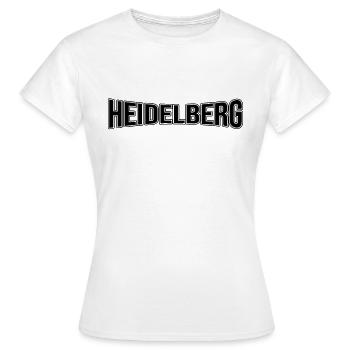 Heidelberg - T-shirt Femme - blanc - Devant - AI Model Female 172 dark (172cm)