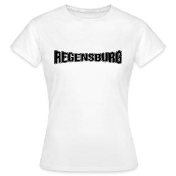 Regensburg - Frauen T-Shirt - Weiß - Vorne - AI Model Female 172 dark (172cm)