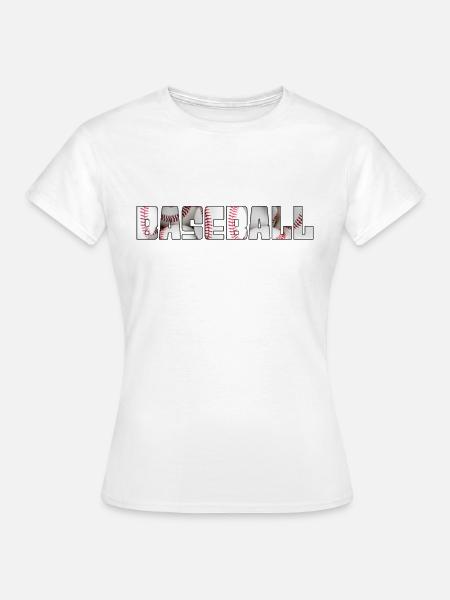 baseball - Frauen T-Shirt - Weiß