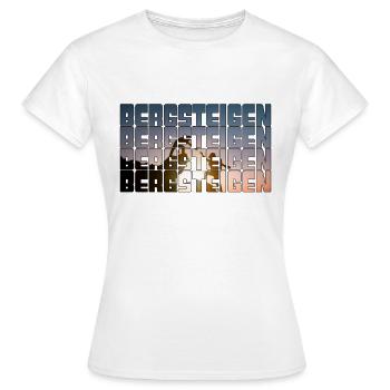 alpinisme - T-shirt Femme - blanc - Devant - AI Model Female 172 dark (172cm)
