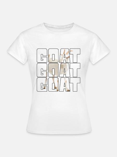 Ziege - Frauen T-Shirt - Weiß
