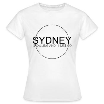 Citation de Sydney - T-shirt Femme - blanc - Devant - AI Model Female 172 dark (172cm)