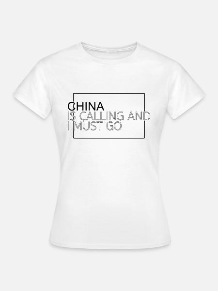 China Spruch - Frauen T-Shirt - Weiß