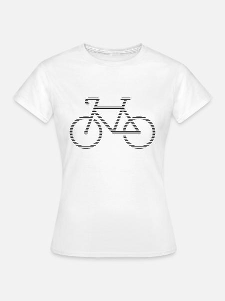 Fahrrad - Frauen T-Shirt - Weiß