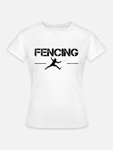 Fechten - Frauen T-Shirt - Weiß