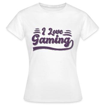 J’adore jouer - T-shirt Femme - blanc - Devant - AI Model Female 172 dark (172cm)