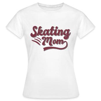 Cadeau Skating Mama - T-shirt Femme - blanc - Devant - AI Model Female 172 dark (172cm)