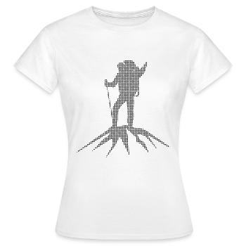 Alpinisme - T-shirt Femme - blanc - Devant - AI Model Female 172 dark (172cm)