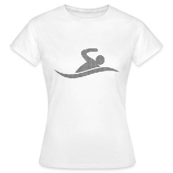 Nager - T-shirt Femme - blanc - Devant - AI Model Female 172 dark (172cm)