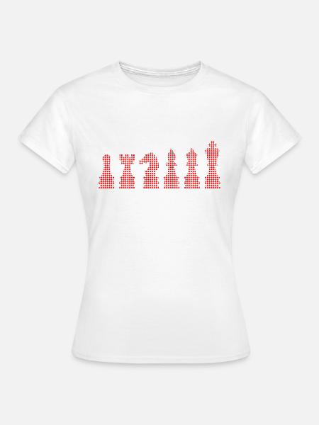 Schach - Frauen T-Shirt - Weiß