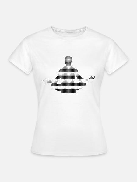 Meditation - Frauen T-Shirt - Weiß
