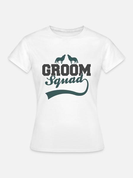 Bräutigam's Wolfsrudel - Frauen T-Shirt - Weiß