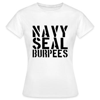 Chemise Burpees - T-shirt Femme - blanc - Devant - AI Model Female 172 dark (172cm)