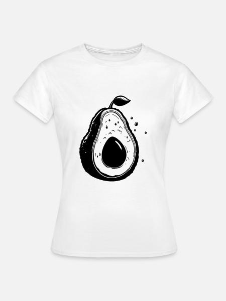 Avocado - Frauen T-Shirt - Weiß