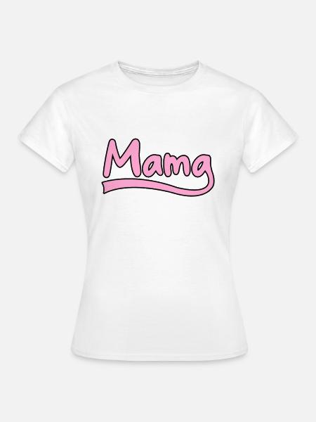 Mama Schriftzug - Frauen T-Shirt - Weiß