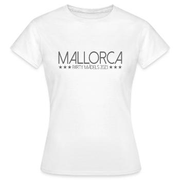 Mallorca Party Mädels - Frauen T-Shirt - Weiß - Vorne - AI Model Female 172 dark (172cm)