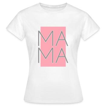 Maman - T-shirt Femme - blanc - Devant - AI Model Female 172 dark (172cm)