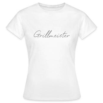 Grillmeister - Frauen T-Shirt - Weiß - Vorne - AI Model Female 172 dark (172cm)