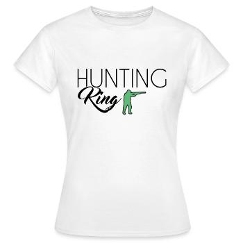 Hunting King - Frauen T-Shirt - Weiß - Vorne - AI Model Female 172 dark (172cm)