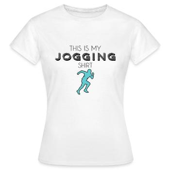 Chemise de jogging - T-shirt Femme - blanc - Devant - AI Model Female 172 dark (172cm)