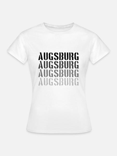 Augsburg - Frauen T-Shirt - Weiß