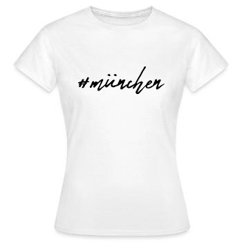 Munich - T-shirt Femme - blanc - Devant - AI Model Female 172 dark (172cm)