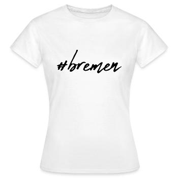 Brême - T-shirt Femme - blanc - Devant - AI Model Female 172 dark (172cm)