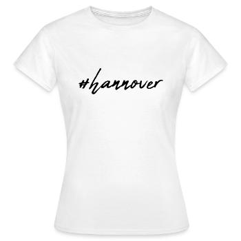 Hanovre - T-shirt Femme - blanc - Devant - AI Model Female 172 dark (172cm)