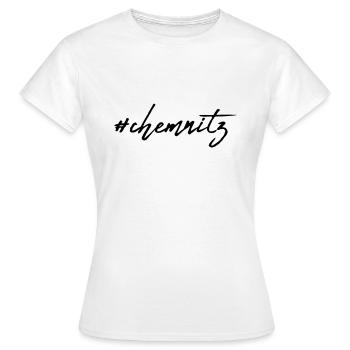 Chemnitz - T-shirt Femme - blanc - Devant - AI Model Female 172 dark (172cm)