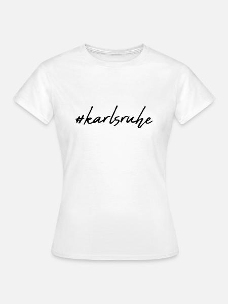 Karlsruhe - Frauen T-Shirt - Weiß