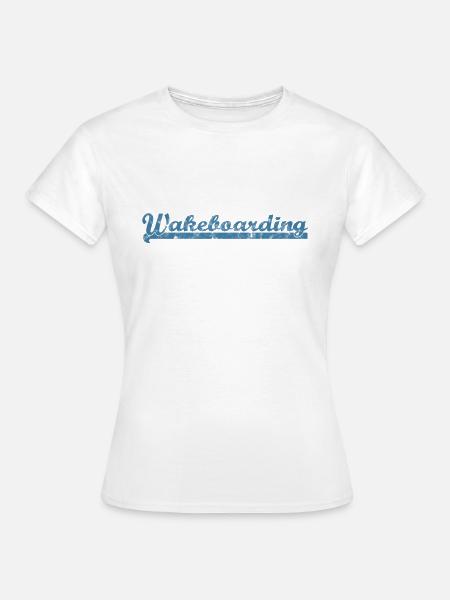 Wakeboarding - Frauen T-Shirt - Weiß