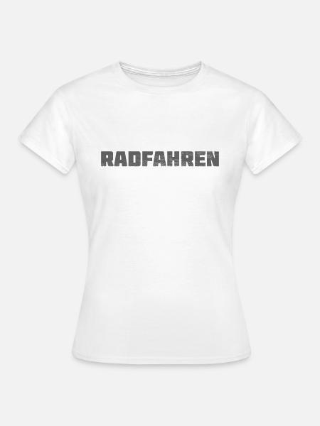 Radfahren - Frauen T-Shirt - Weiß