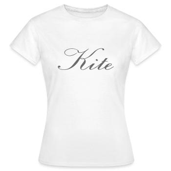 cerf-volant - T-shirt Femme - blanc - Devant - AI Model Female 172 dark (172cm)