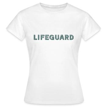 Lifeguard Rettungsschwimmer - Frauen T-Shirt - Weiß - Vorne - AI Model Female 172 dark (172cm)