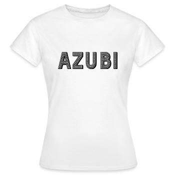 Azubi - Frauen T-Shirt - Weiß - Vorne - AI Model Female 172 dark (172cm)