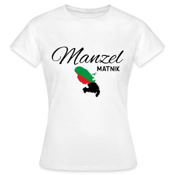 Carte Ile Martinique Martiniquaise Manzel Matnik - T-shirt Femme - blanc - Devant - AI Model Female 172 dark (172cm)