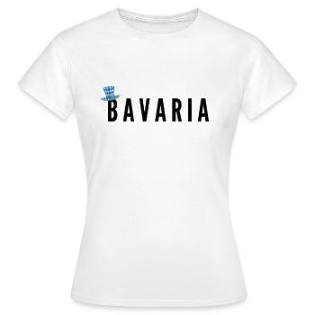 Bayern Bavière - T-shirt Femme - blanc - Devant - AI Model Female 172 dark (172cm)
