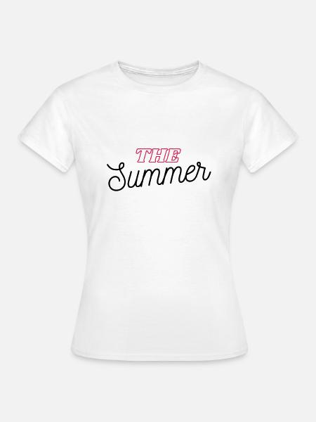 Sommer summer - Frauen T-Shirt - Weiß