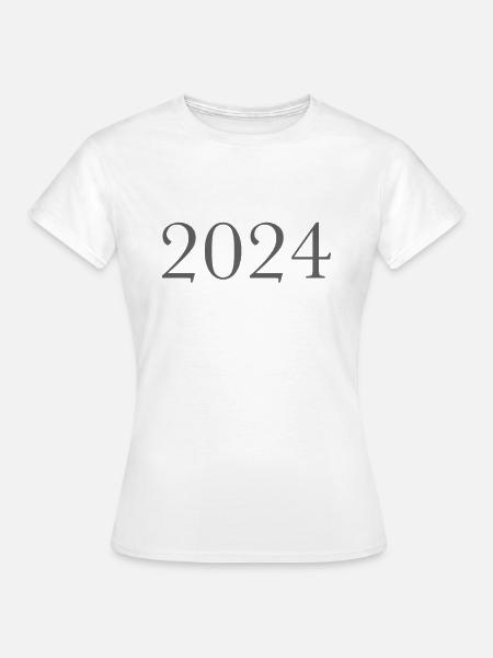 2024 - Frauen T-Shirt - Weiß