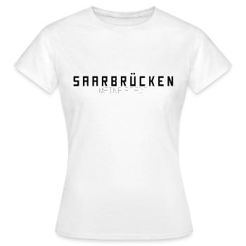 Saarbrücken Meine Stadt - Frauen T-Shirt - Weiß - Vorne - AI Model Female 172 dark (172cm)