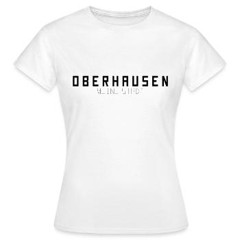 Oberhausen Meine Stadt - Frauen T-Shirt - Weiß - Vorne - AI Model Female 172 dark (172cm)