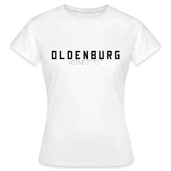 Oldenburg Meine Stadt - Frauen T-Shirt - Weiß - Vorne - AI Model Female 172 dark (172cm)