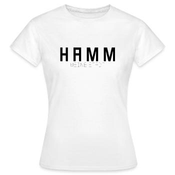 Hamm Ma ville - T-shirt Femme - blanc - Devant - AI Model Female 172 dark (172cm)