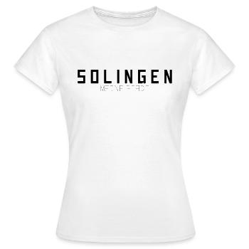 Solingen Meine Stadt - Frauen T-Shirt - Weiß - Vorne - AI Model Female 172 dark (172cm)