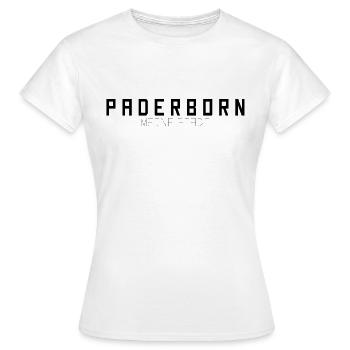 Paderborn Ma ville - T-shirt Femme - blanc - Devant - AI Model Female 172 dark (172cm)