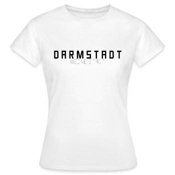 Darmstadt Ma ville - T-shirt Femme - blanc - Devant - AI Model Female 172 dark (172cm)